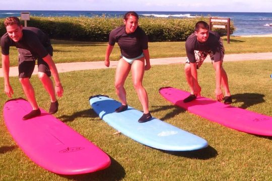 Kauai's Ultimate Group Surf Lesson