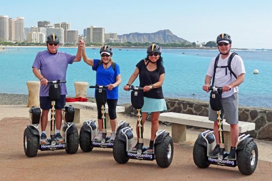 Guided Hoverboard Tour West Waikiki Magic Island and Ala Moana