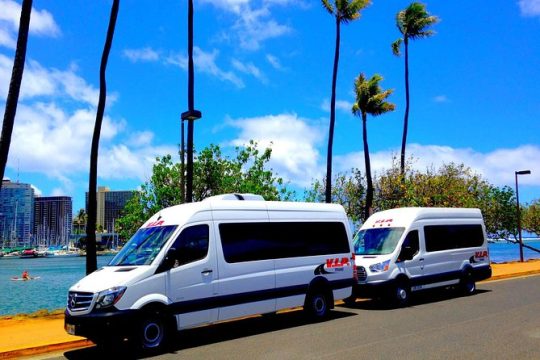 Departure Transfer: Airport Shuttle Honolulu and Waikiki or Cruise Terminal