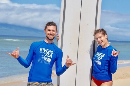 Private Surf Lesson for Two Near Lahaina