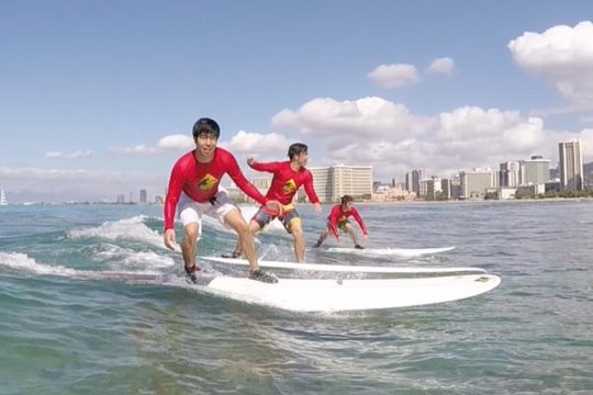 Surfing - Open Group Lessons - Waikiki, Oahu