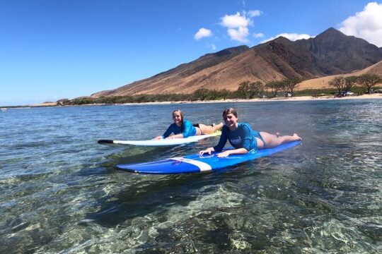 Semi Private Surf Lesson 4 Students 1 Instructor