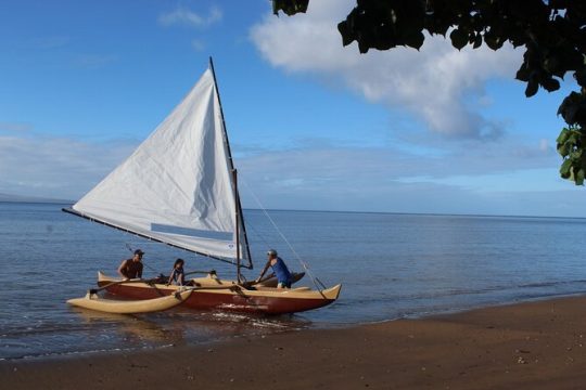 Hawaiian Outrigger Sailing Canoe Experience on Molokai