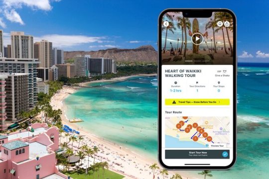 Heart of Waikiki Walking Tour with Audio Tour Guide