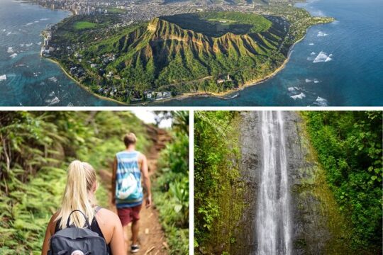 Hike Diamond Head and Hawaiian Waterfall