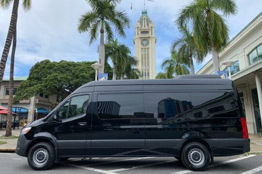 HNL Airport & Waikiki Private Transfer by Brand New Mercedes Van