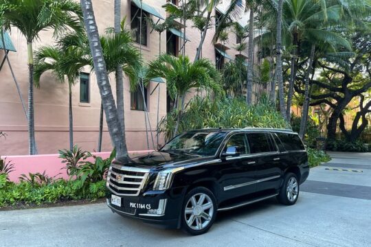 Honolulu Airport & Waikiki Hotels Private Transfer by Luxury SUV(up to 5 people)