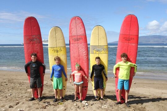 Semi-Private Surf Lesson - 3 Students 1 Instructor