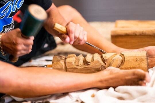 Polynesian Wood Carving in Hawaii