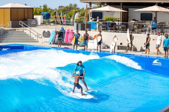 Surf Activity on the Wai Kai Wave in Ewa Beach