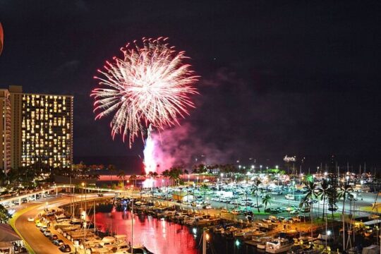 Private Friday Night Fireworks Charter (Kewalo Harbor)